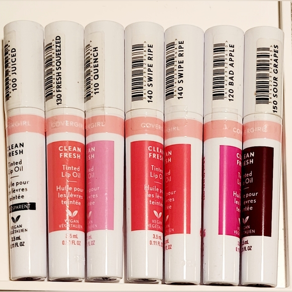 NWT COVERGIRL CLEAN FRESH TINTED LIP OIL N°130 FRESH SQUEEZED! BUY 2 FOR $10! - Picture 13 of 16